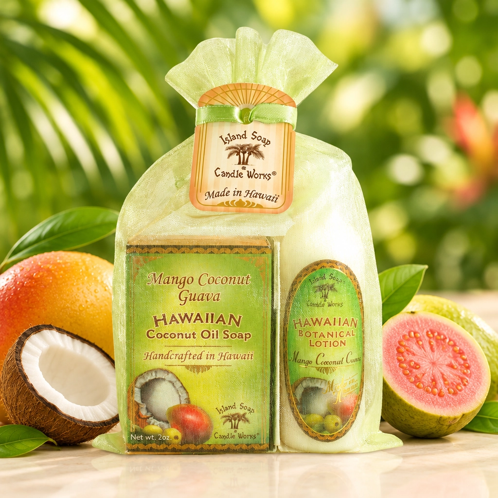 Mango Coconut Guava Organza Gift Set