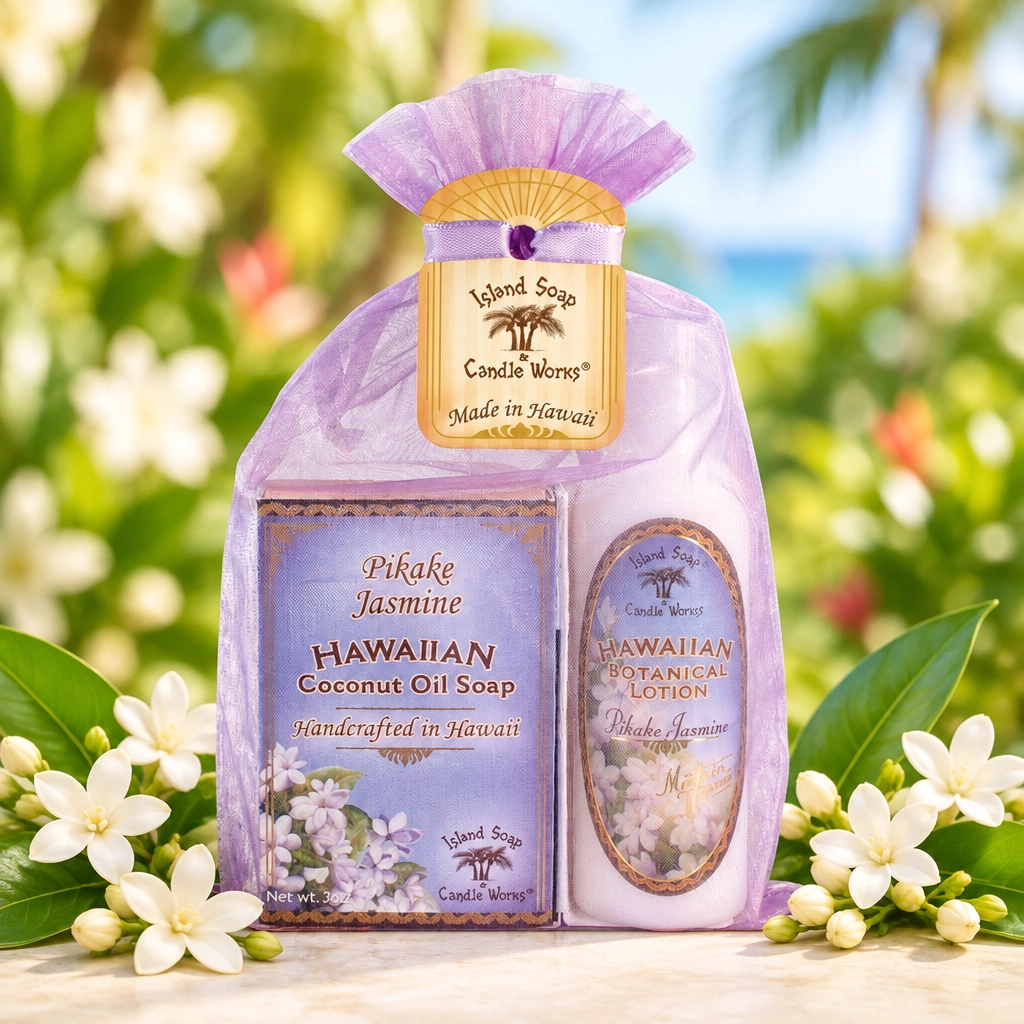 Pikake Jasmine Organza Gift Set