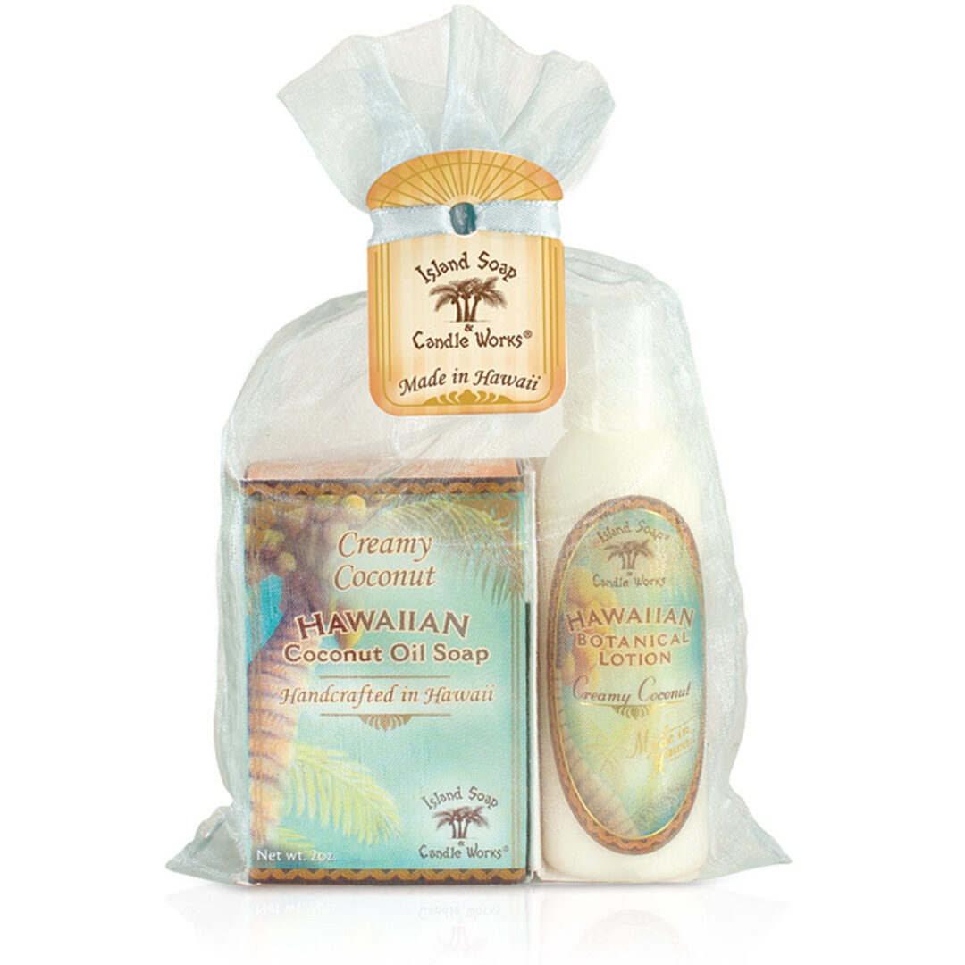 Creamy Coconut Organza Gift Set